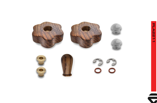 Lelit Zebrano Wood Handle Set for Mara PL62