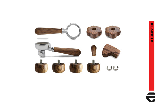 Lelit Zebrano wood handle set for Bianca PL162T